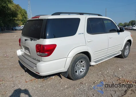 2007 Toyota Sequoia Limited V8 из США, поврежденный, VIN 5TDBT48A17S278210